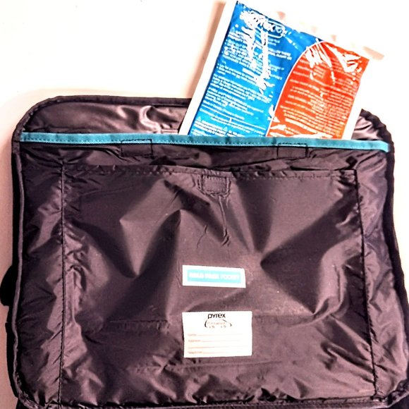 PYREX "Portables" 3 Qt (13x9) Casserole w/Lid & Insulated Carrier Excellent VTG! - Picture 9 of 14